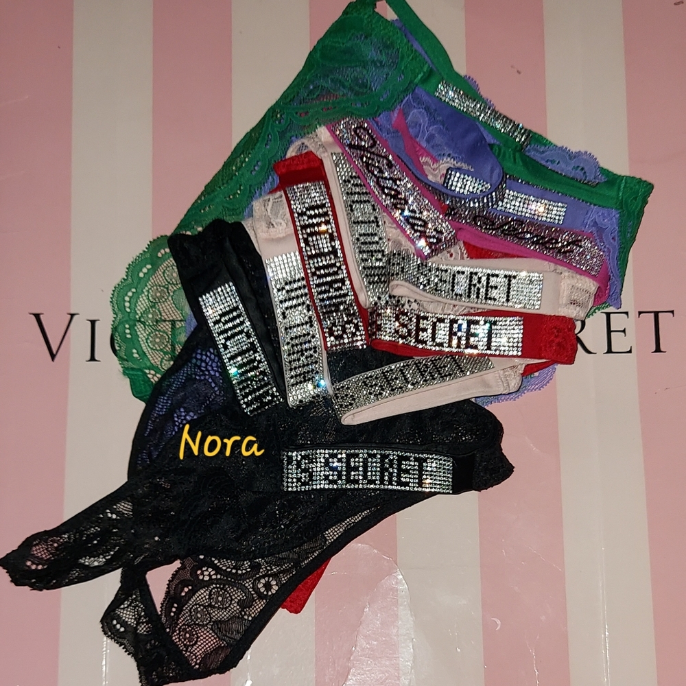 Victoria secret Shine strap Panties set size Large NWT - Picture 2 of 16